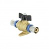 BONFIX Alu-pers kogelkraan 20 x 20 mm