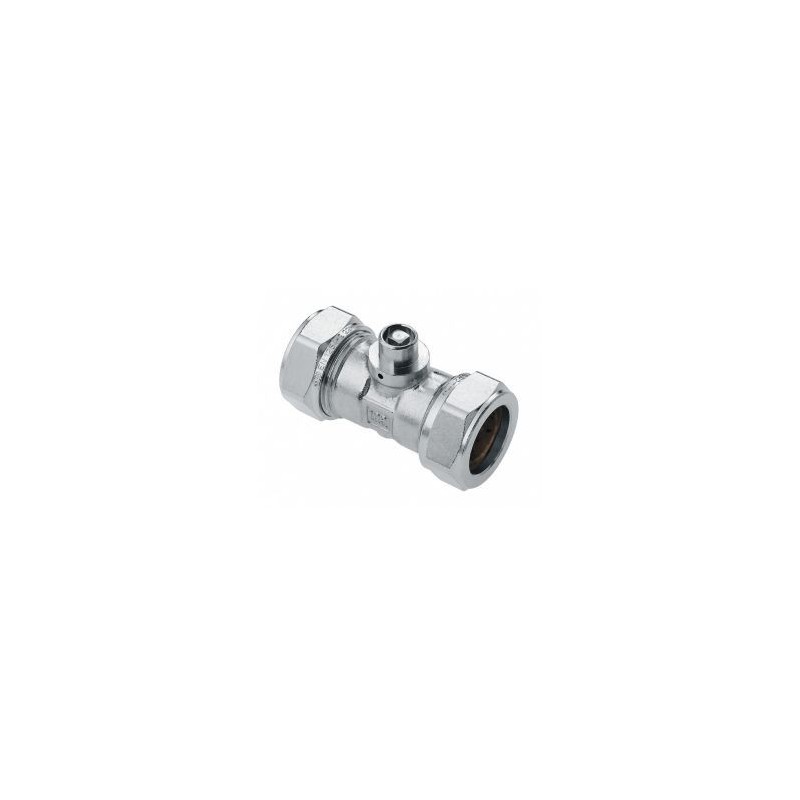 BONFIX Knel vertinde rechte koppeling met ontluchting 22x22 mm