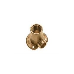 BONFIX Soldeer messing muurplaat hoog 3/8" x 12 mm