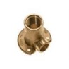 BONFIX Soldeer messing muurplaat hoog 3/8" x 12 mm