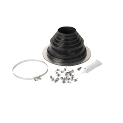 Ubbink Flexub dakdoorvoermanchet Ø110-200 mm zwart