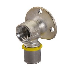 Uponor MLC-G gas pers-muurpl. flens 20x1/2