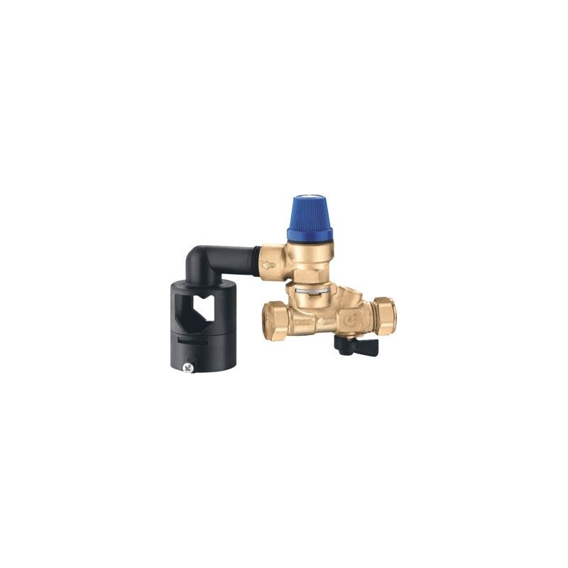 Caleffi inlaatcombinatie 15 knel