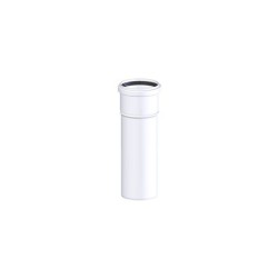 Cox Geelen PPs rookgasafvoer Ø80 lengte 250mm wit