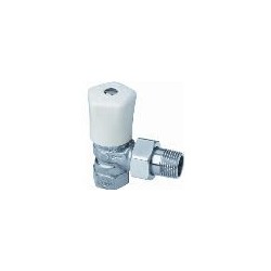 Heimeier radiatorkraan 1/2" Haaks