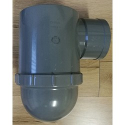 Rioolsifon Ø110mm PVC voor combinatie met Hexaline onderuitloop