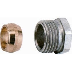 Comap knelset 1/2" x 15mm vernikkeld 834