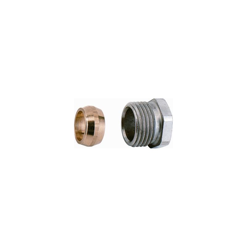 Comap knelset 1/2" x 15mm vernikkeld 834