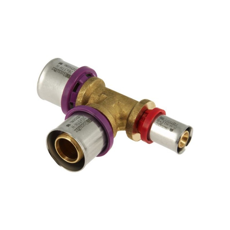 BONFIX Alu-pers verloop T-stuk 26 x 26 x 16 mm