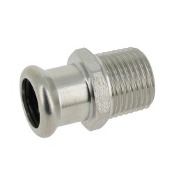 BONFIX M-press RVS-water puntstuk 1/2" bu.dr. x 12 mm