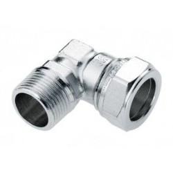 BONFIX Knel vertinde kniekoppeling 3/8" bu.dr. x 15 mm  