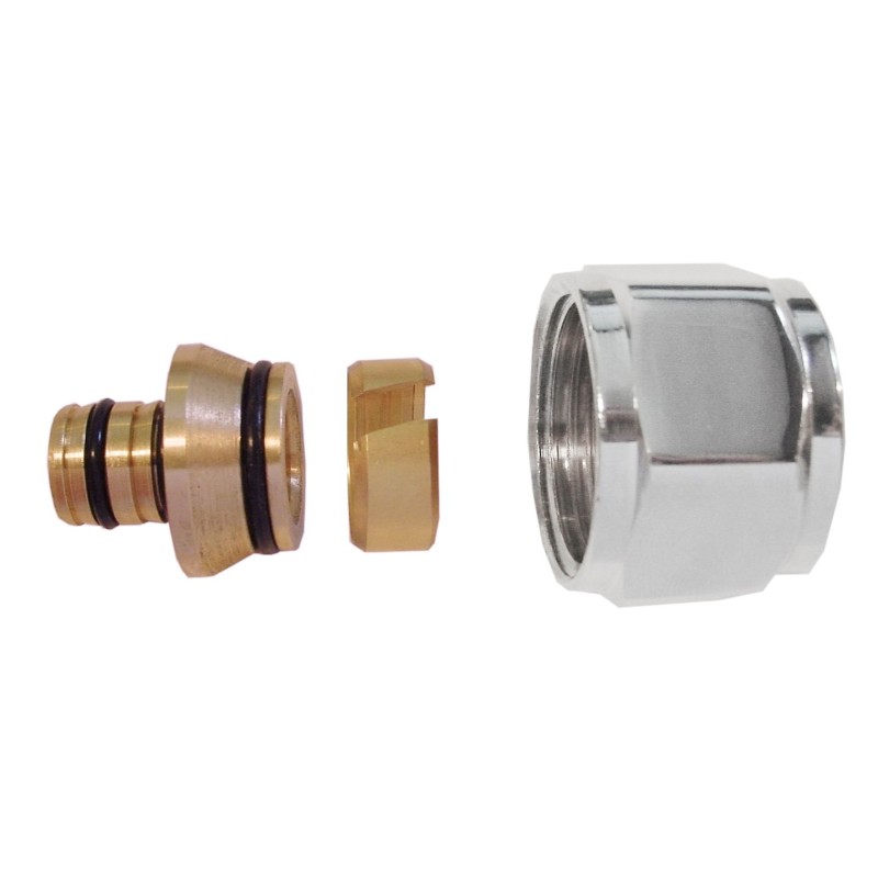 Riko luxe adaptor 18x2,0 eurokonus chroom
