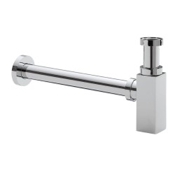 Rombo sifon vierkant 5/4" x 32 mm chroom