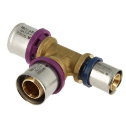 BONFIX Alu-pers verloop T-stuk 26 x 26 x 20 mm