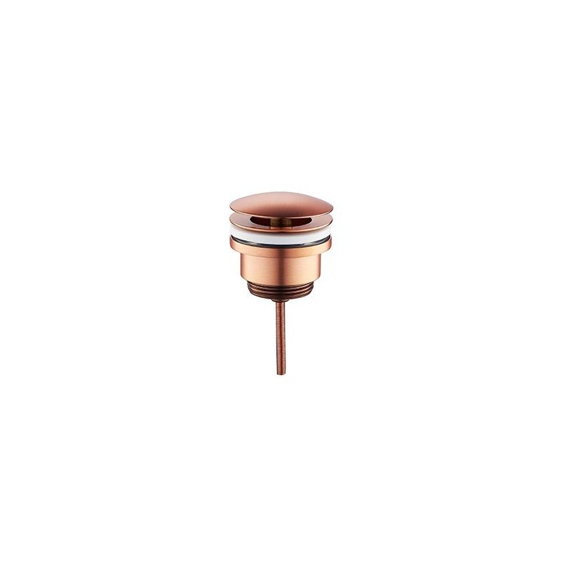 Wiesbaden Caral Luxe vaste waste 5/4" geborsteld koper