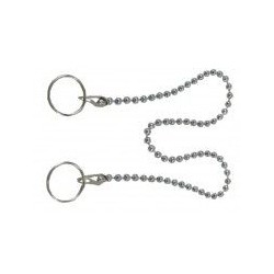 kogelketting chroom 50 cm