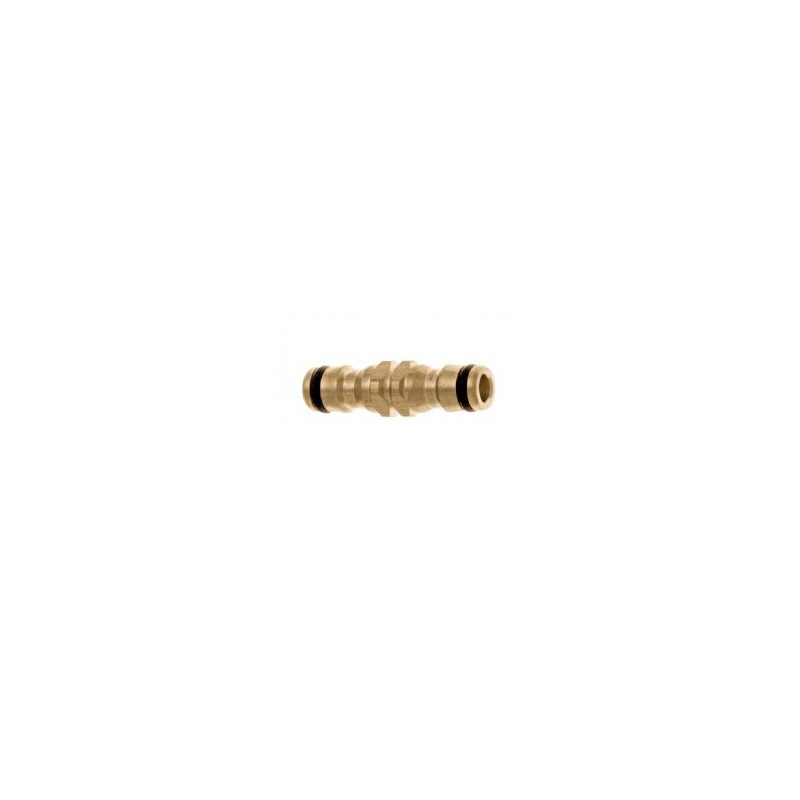Geka Snelkoppeling messing plug 2-weg verbinder