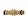 Geka Snelkoppeling messing plug 2-weg verbinder