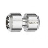 Geka Plus - chroom - slangverbinder 5/8 862C
