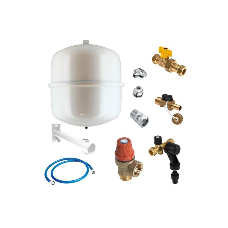 BONFIX CV Ketel installatiepakket 18 liter Reflex expansievat wit