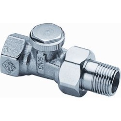 Heimeier voetventiel Regutec 1/2" Recht