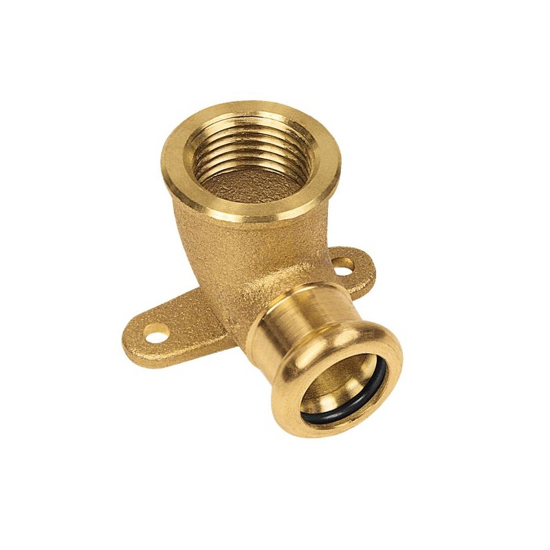 BONFIX M-press RK-water muurplaat 3/4" bi.dr. x 22 mm (silicium)
