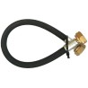 koppelslang - propaanslang EN853 (zwart) 75cm - 2 x shell