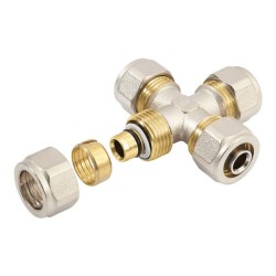 BONFIX Alu-knel kruisstuk 20 x 20 x 20 x 20 mm