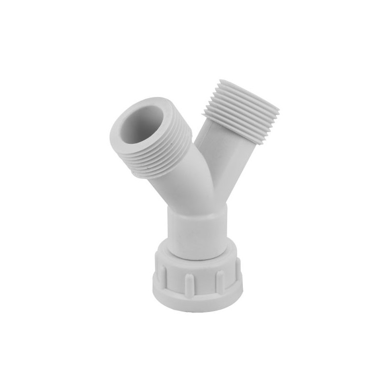 BONFIX Aanvoer Y-stuk / -connector 3/4" wit