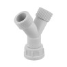 BONFIX Aanvoer Y-stuk / -connector 3/4" wit