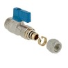 BONFIX Kogelkraan 1/2" x 16 mm knel t.b.v. collector blauw