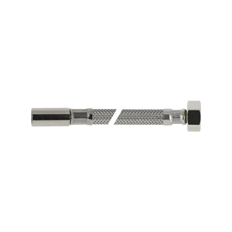 BONFIX RVS flexibele aansluitleiding 50cm 15 mm insteek x 3/8"bi.dr.
