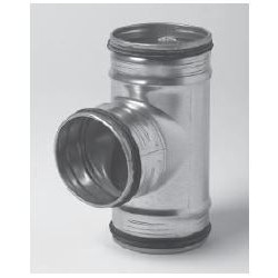 Safe t-stuk Ø 200-150mm 90°