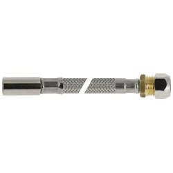 BONFIX RVS flexibele aansluitleiding 50cm 10 mm insteek x 12 mm knel