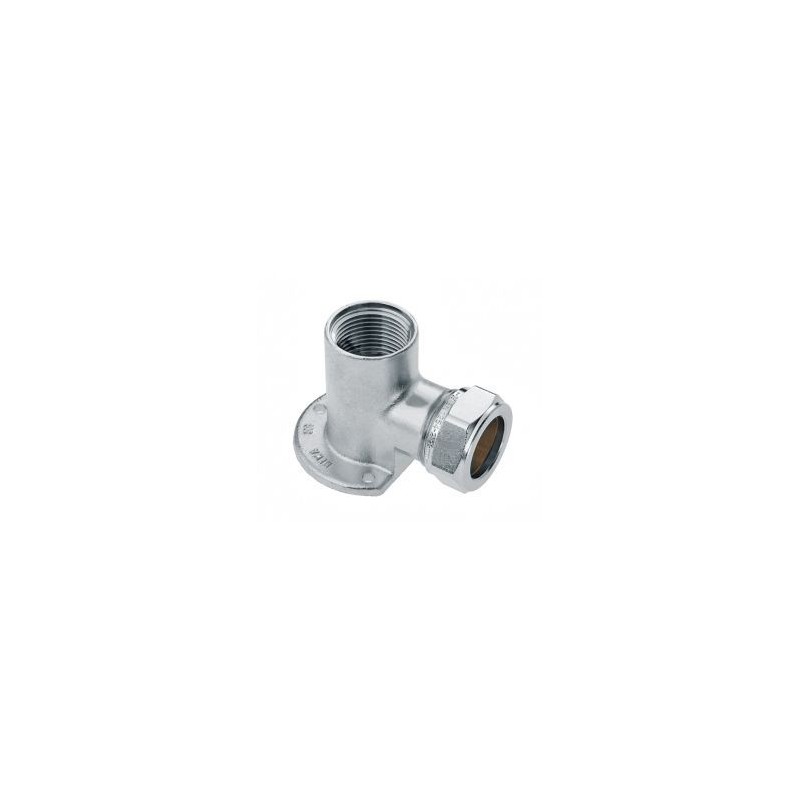 BONFIX Knel vertinde muurplaat 1/2" bi.dr. x 15 mm  