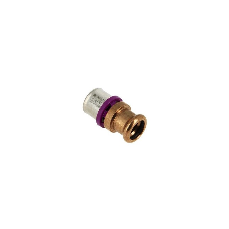 BONFIX Alu-pers rechte verloopkoppeling 26 x 22 mm M-press