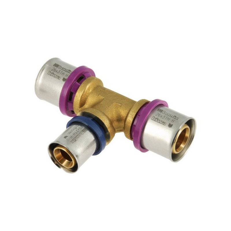 BONFIX Alu-pers verloop T-stuk 26 x 20 x 26 mm