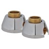 opbouw muurplaat 3/4" x 15mm chroom rozet - 2 stuks