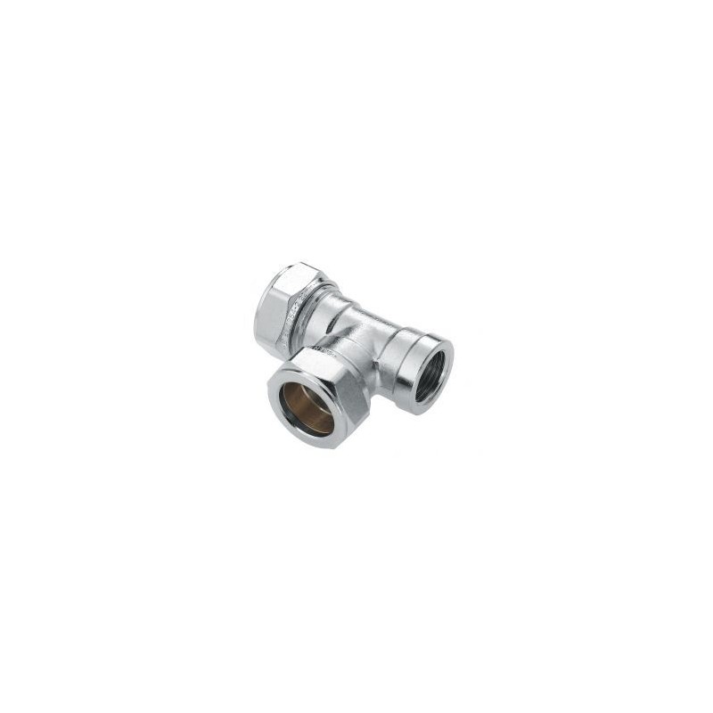 BONFIX Knel vertinde T-stuk 22 x 22 x 3/4" bi.dr.