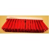 bezem kunststof 29 cm rood