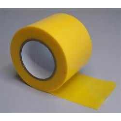 PVC isolatie tape 5cm x 0,2mm x 10mtr geel
