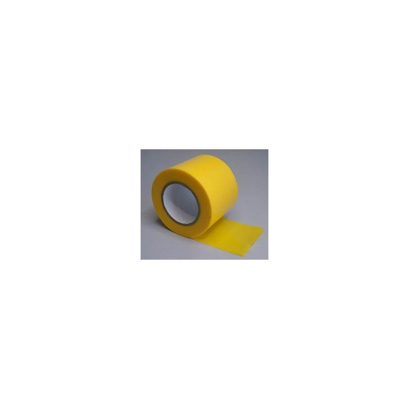 PVC isolatie tape 5cm x 0,2mm x 10mtr geel