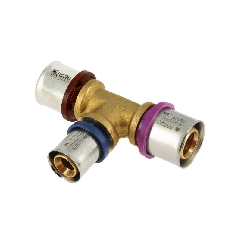 BONFIX Alu-pers verloop T-stuk 32 x 20 x 26 mm