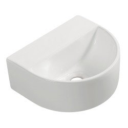 Lara fontein zonder kraangat 30 x 25 x 12 cm keramiek glans wit