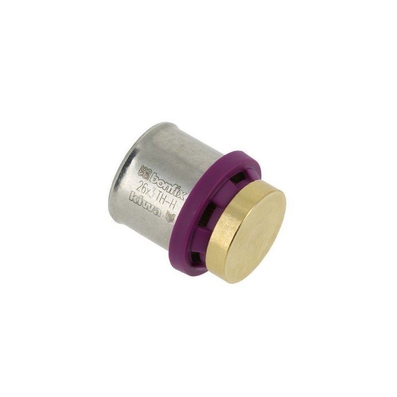 BONFIX Alu-pers eindkoppeling 26 mm