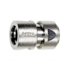 Geka Plus - nikkel - slangaansluiting 1/2 zonder waterstop 701X