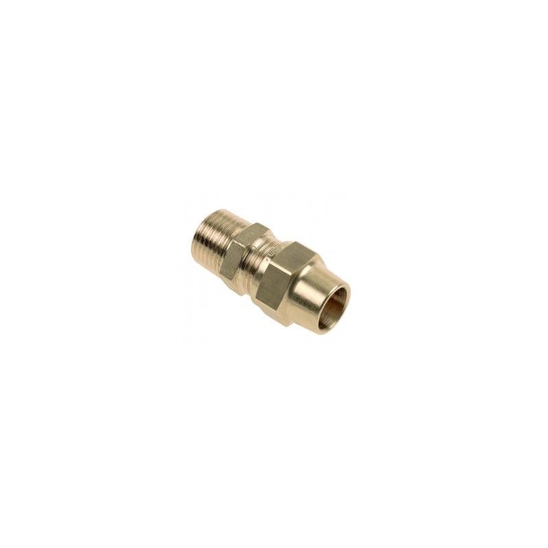 BONFIX BELGAS knel messing puntstuk 1" bu.dr. x 28 mm