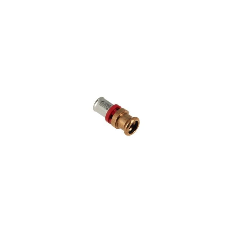 BONFIX Alu-pers rechte verloopkoppeling 16 x 12 mm M-press