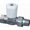 Heimeier radiatorkraan 3/8" Recht