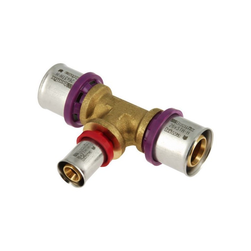 BONFIX Alu-pers verloop T-stuk 26 x 16 x 26 mm